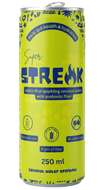 Super Streak Sparkling Coconut Water